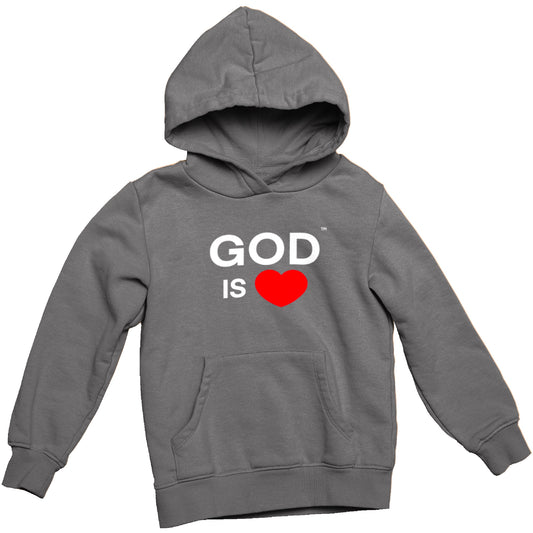 God Is Love Graphic Hooded Sweatshirt