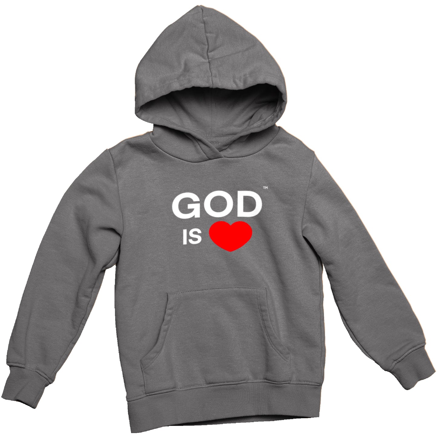 God Is Love Graphic Hooded Sweatshirt